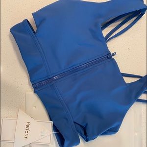 Buffbunny Collection Blizzard ZipUp Sports Bra. XS